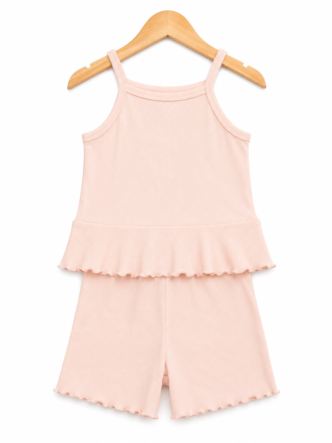 Ribbed Girls’ Two-Piece Summer Set
