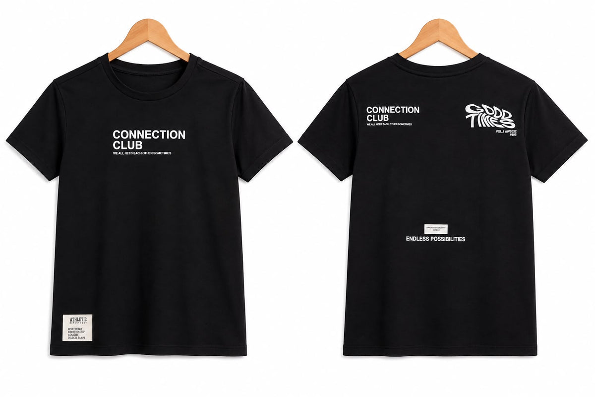 Boys’ Black Connection Club Graphic T-Shirt