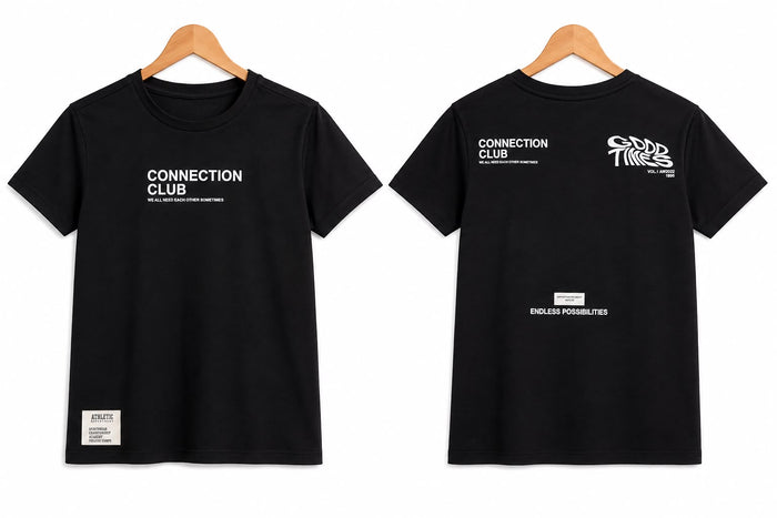 Boys’ Black Connection Club Graphic T-Shirt